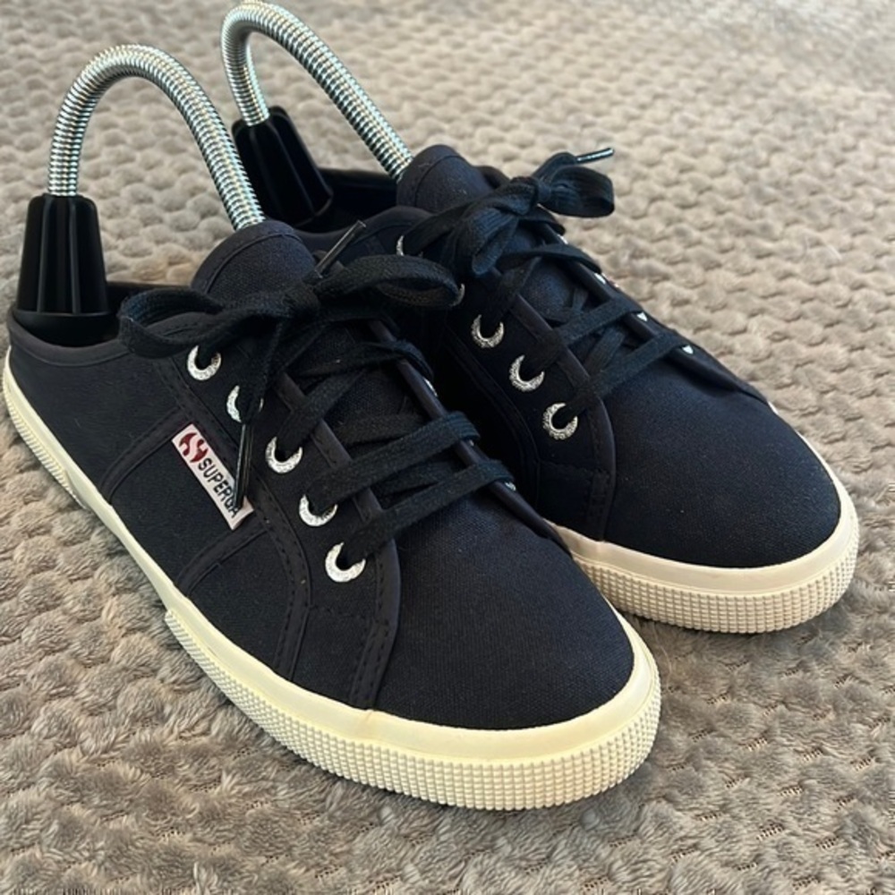 Superga Blue Slip On Shoes Size 5